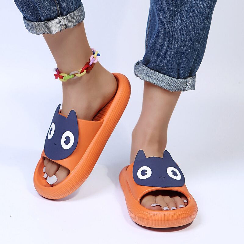 

Colorblock Cartoon Slides, Orange