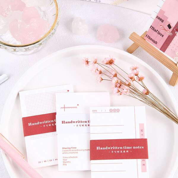 

1pc Schedule Random Memo Pad, Multicolor