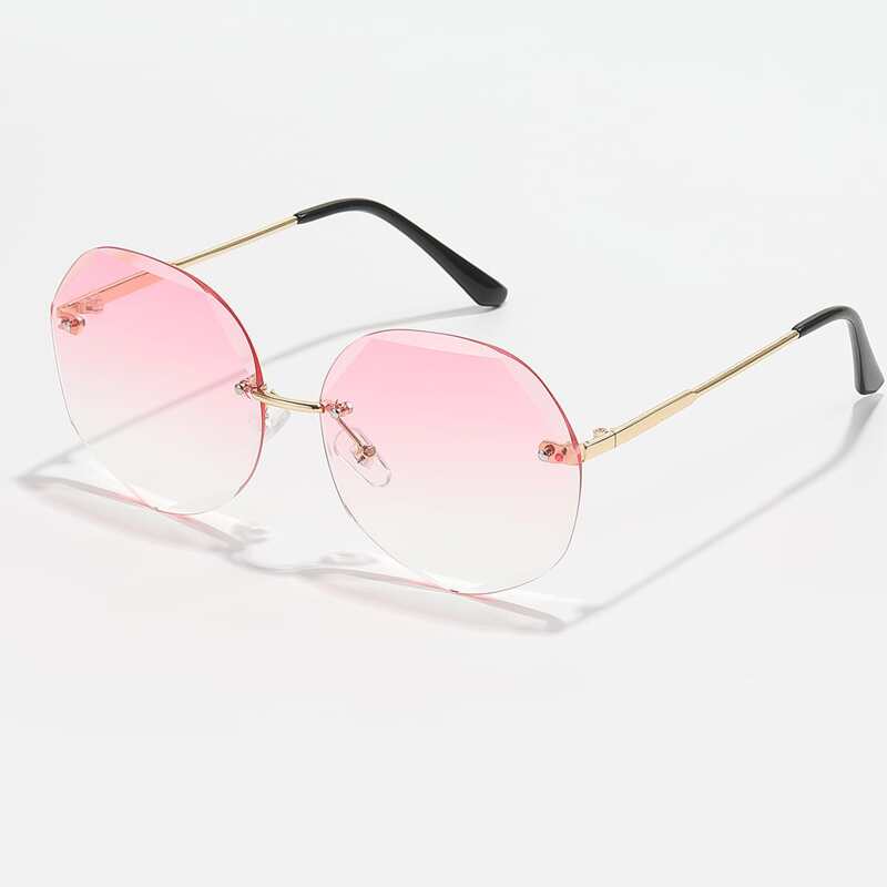 

Tinted Lens Rimless Sunglasses