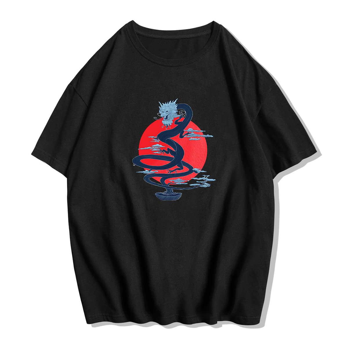 

Guys Chinese Dragon Graphic Tee, Black