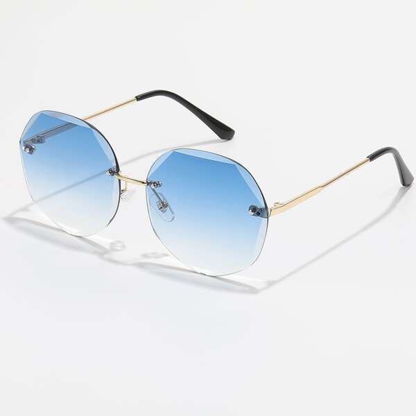 

Tinted Lens Rimless Sunglasses