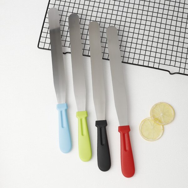 

1pc 10 Inch Random Color Cream Spatula, Multicolor