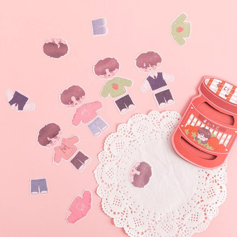 

1set Random Cartoon Sticker, Multicolor