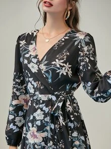 Modelyn Vestido Cinta Floral Casual - Multicolor - Ver 4