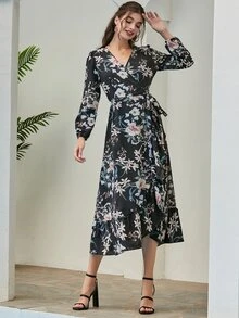 Modelyn Vestido Cinta Floral Casual - Multicolor - Ver 5