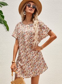 SHEIN LUNE Đầm Hoa Giải trí - Nhiều màu - Xem 4