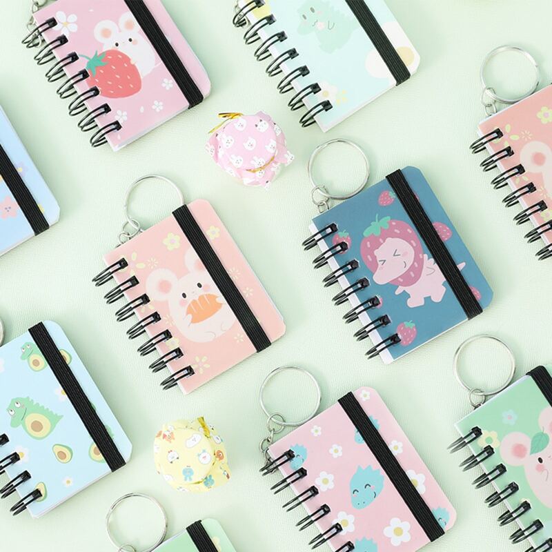 

1pc Random Cartoon Mini Notebook, Multicolor