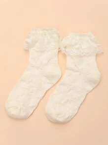 Calcetines Liso - Beis - Ver 1