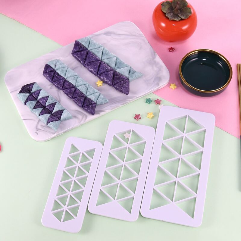 

3pcs Cake Border Mold Set, White