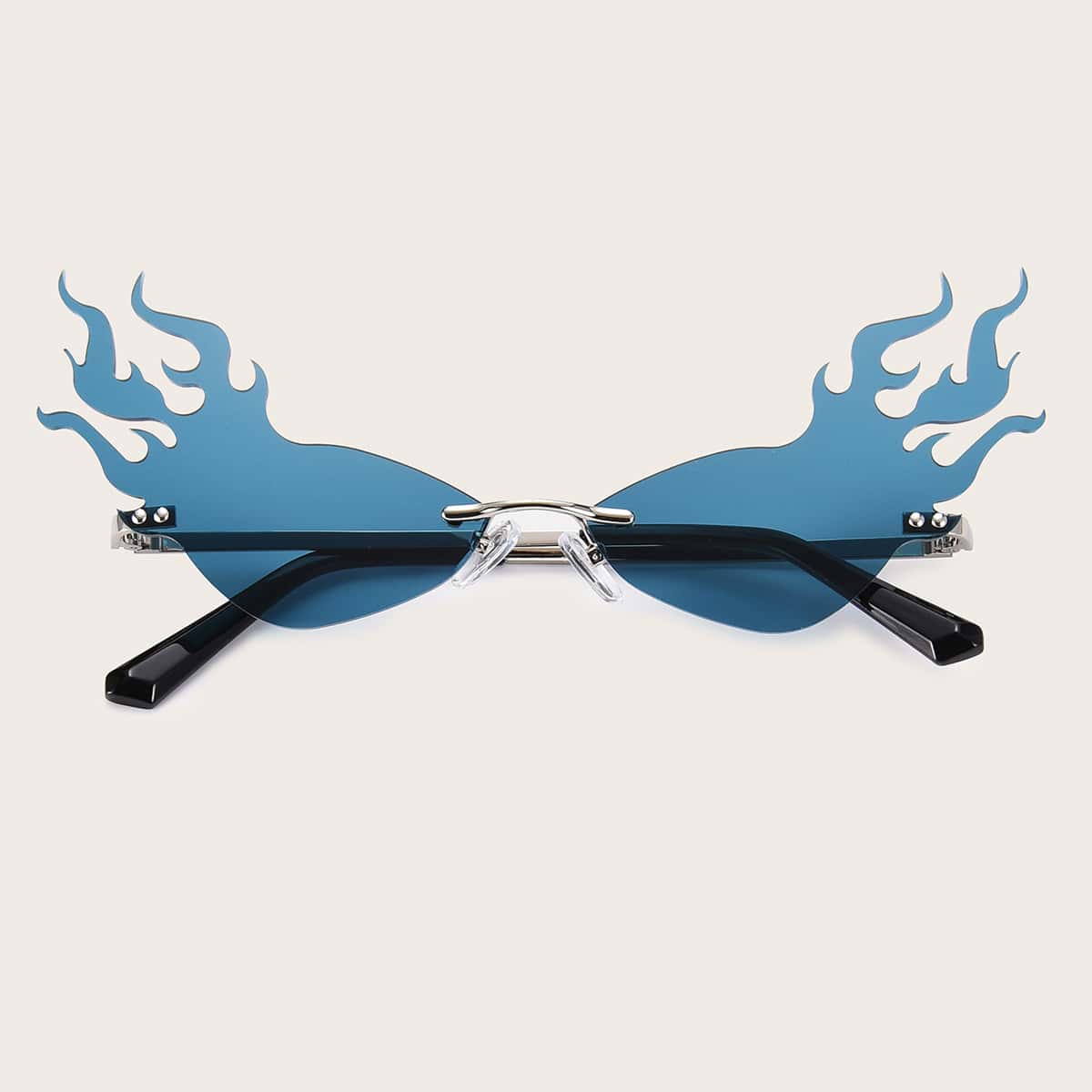 

Novelty Lens Rimless Sunglasses