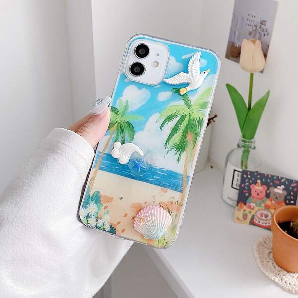 

Tropical Print Phone Case, Multicolor