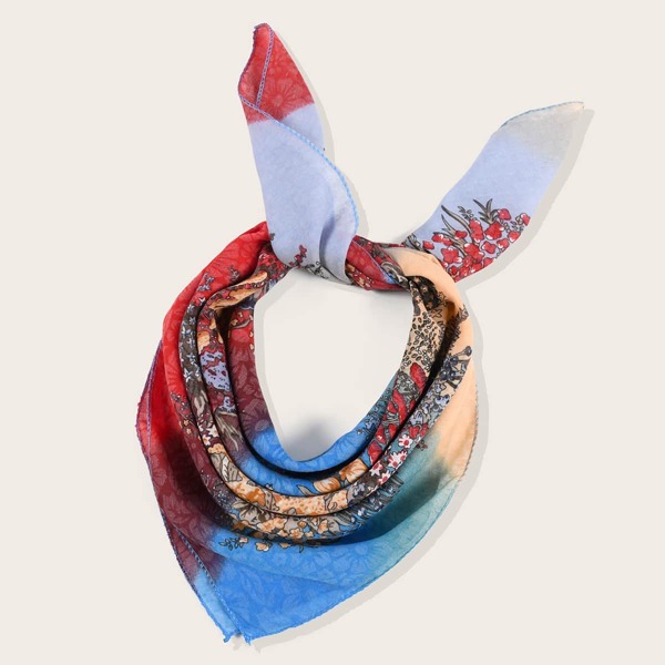 

Flower Print Bandana, Multicolor