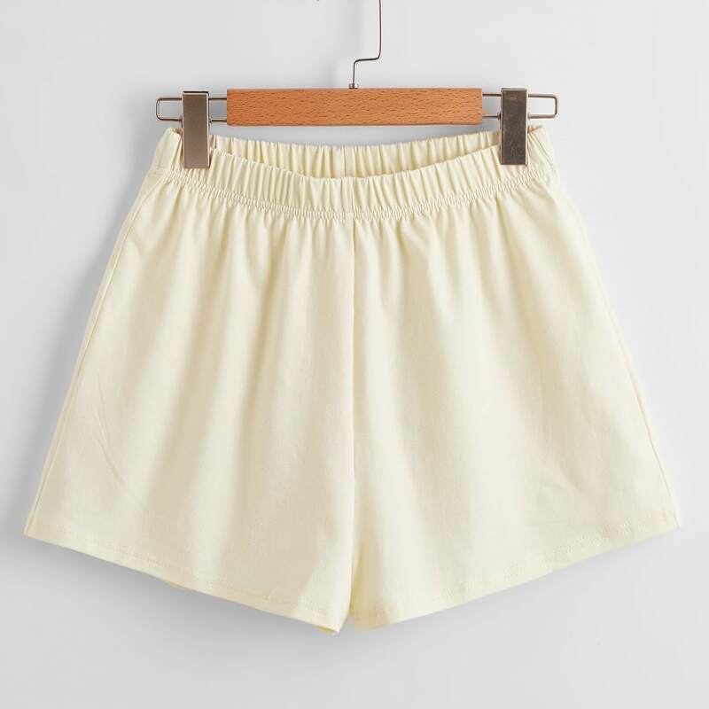 

Sun & Moon Graphic Pocket Shorts, Beige