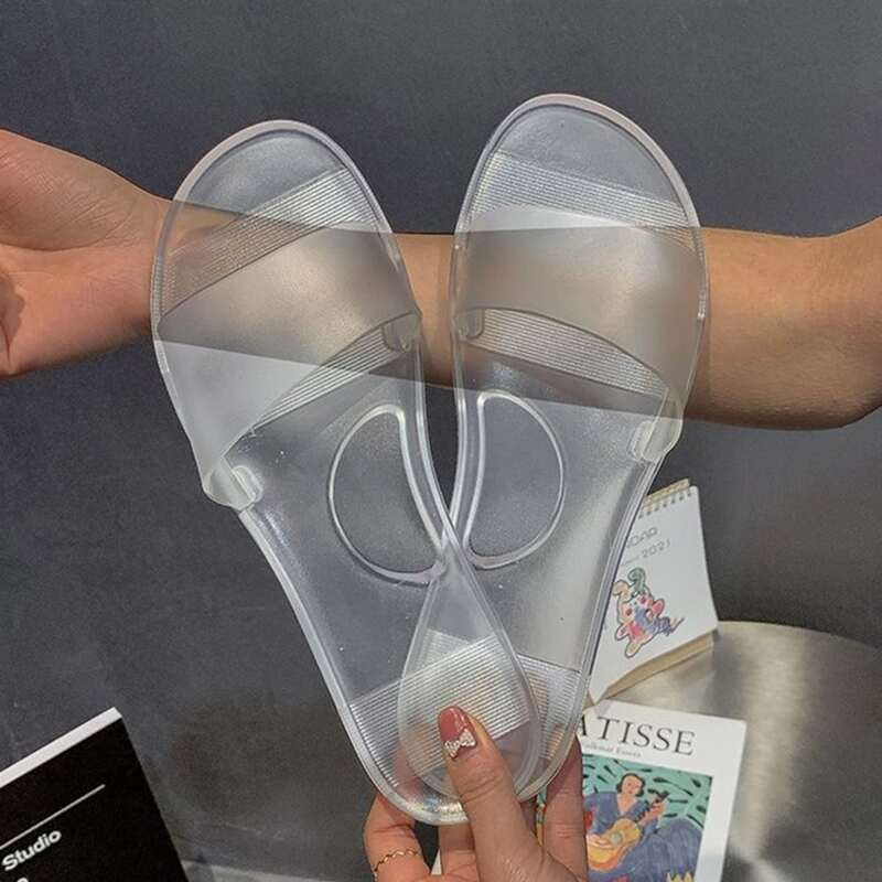 

Clear Slide Sandals