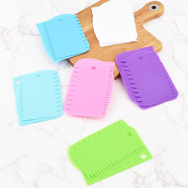

3pcs Random Dough Scraper Set, Multicolor