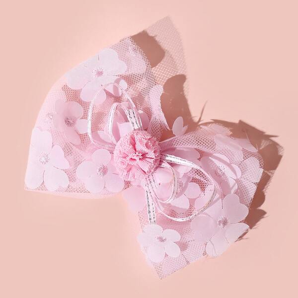 

Toddler Girls Bow Knot Hair Clip, Pink