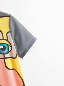 EMERY ROSE Vestido Figuras Casual - Multicolor - Ver 4