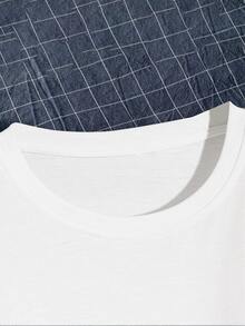 Manfinity Men Cartoon And Number Graphic Tee - White - View 4