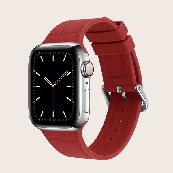 

Silicone Watchband For iWatch, Burgundy