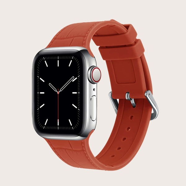 

Silicone Watchband For iWatch, Burnt orange