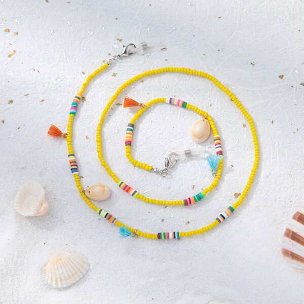 

Tassel Charm Beaded Glasses Chain, Multicolor