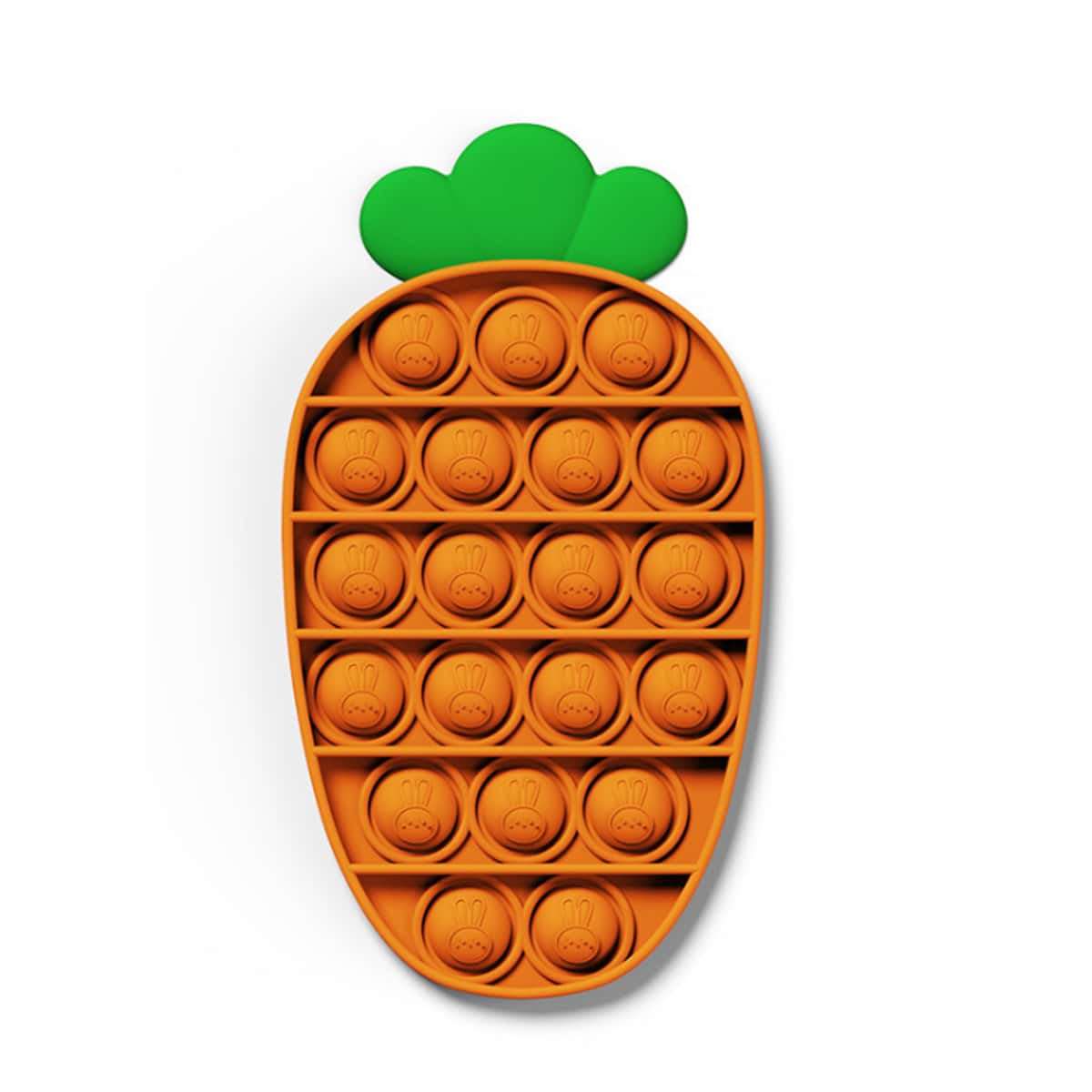

Carrot Shaped Stress Relief Toy, Yellow