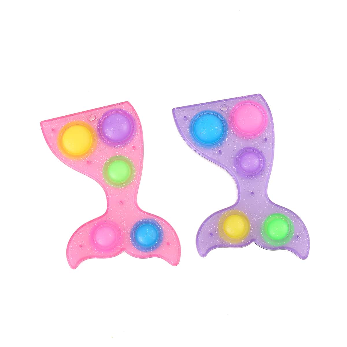 

Fish Tail Shaped Stress Relief Toy, Multicolor
