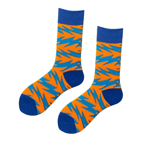 

Men Graphic Crew Socks, Multicolor