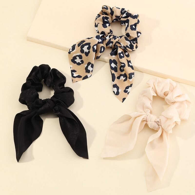 

3pcs Leopard Hair Tie, Multicolor