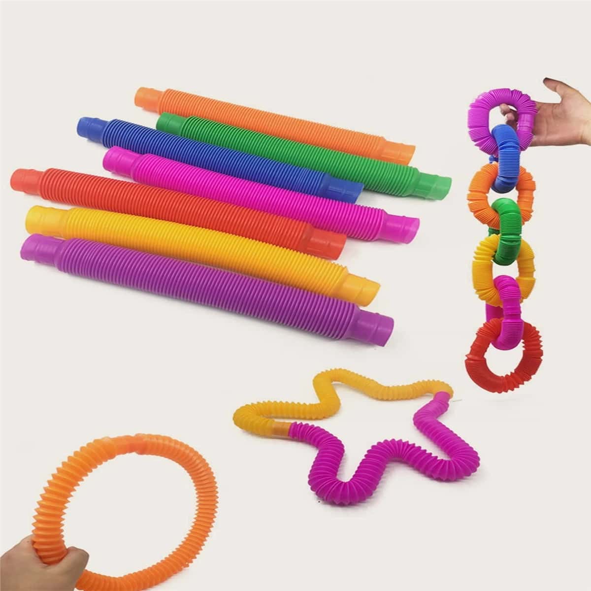 

1pc Random Stretch Pipe Sensory Toy, Multicolor