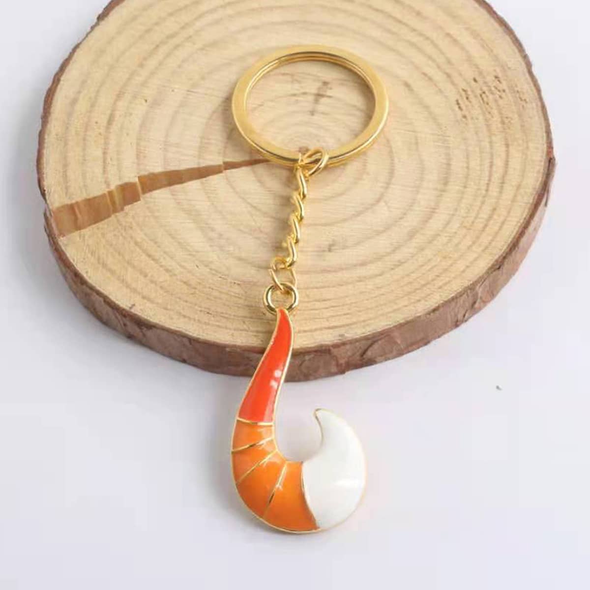 

Fox Tail Keychain, Gold