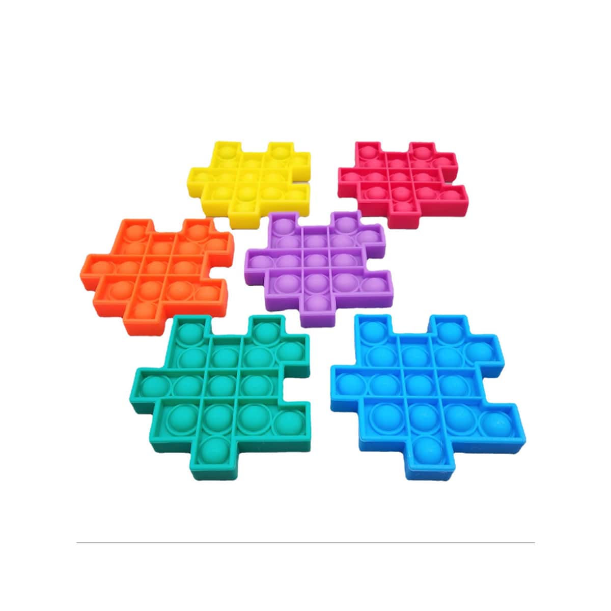 

6pcs Stress Relief Toy, Multicolor