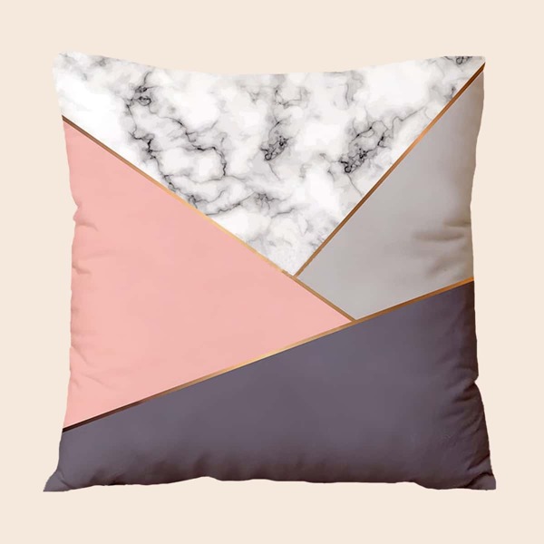 

Marble Pattern Cushion Cover Without Filler, Multicolor