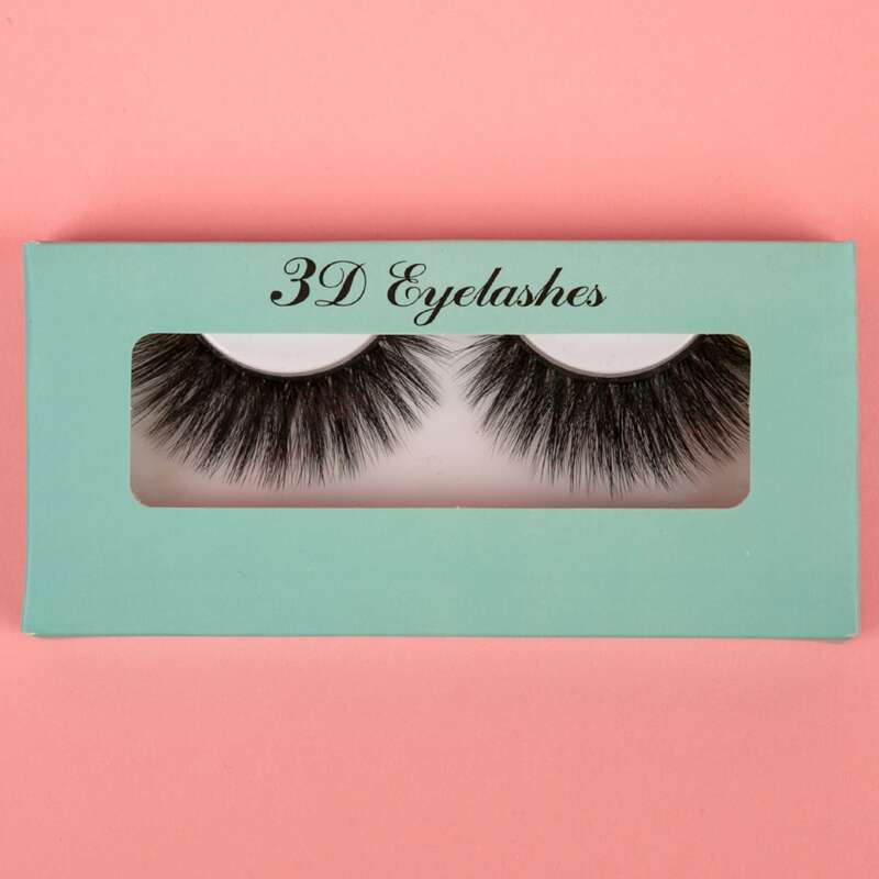 

1pair Volumized Eyelashes, Black