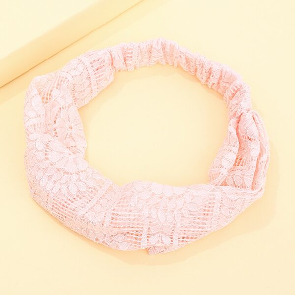 

Lace Hair Band, Pink