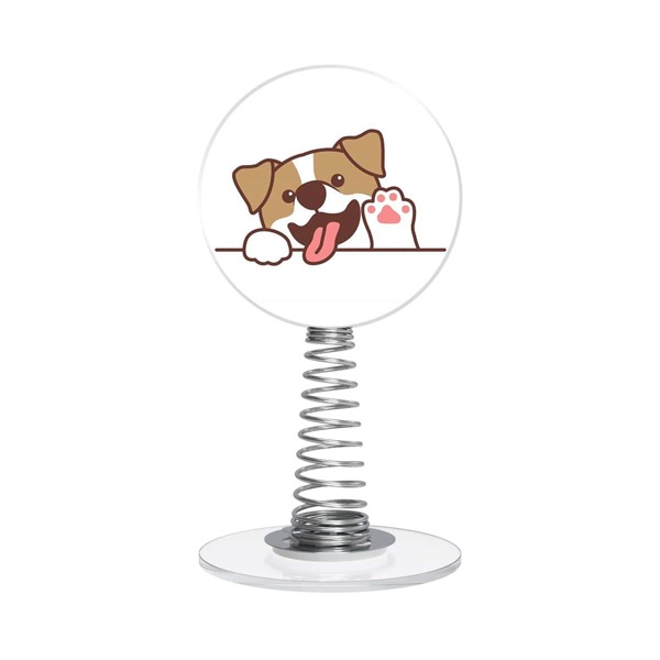 

Cartoon Dog Spring Design Car Ornament, Multicolor