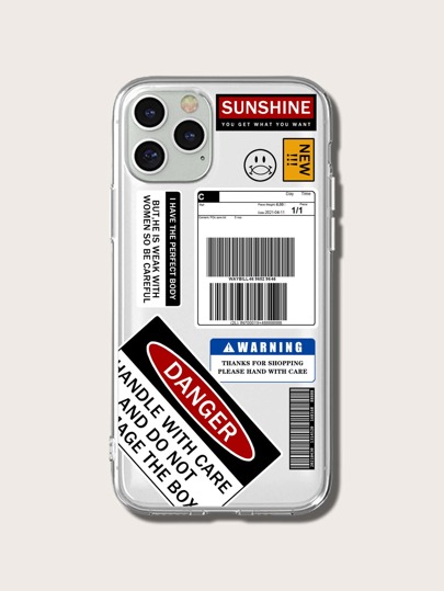 Label Print Phone Case
