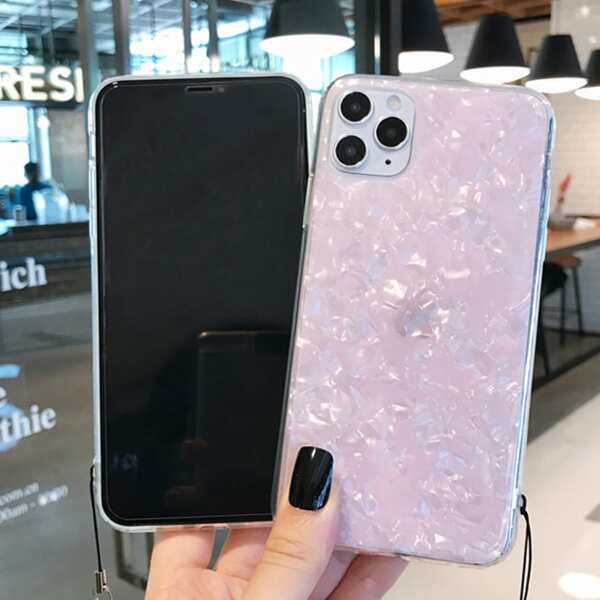 

Shell Texture Phone Case, Pink