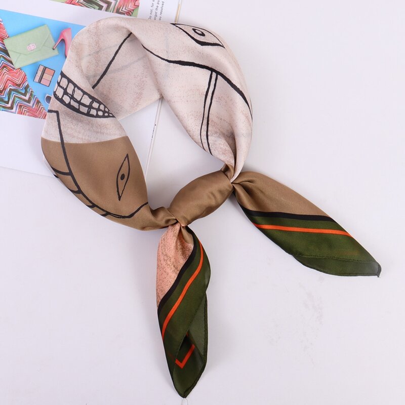 

Color Block Graphic Scarf, Multicolor