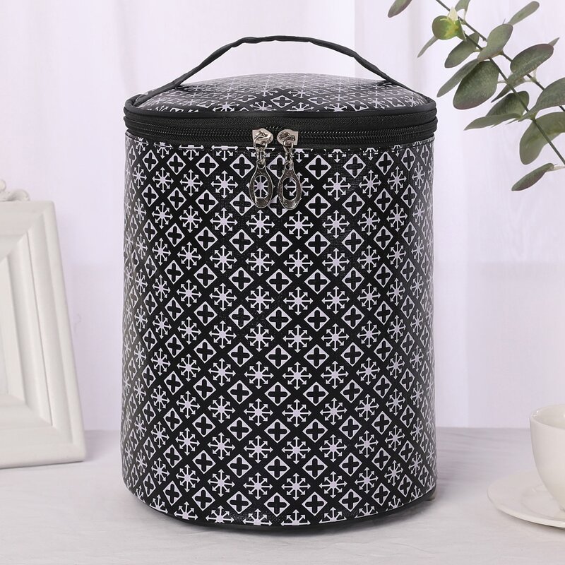 

Graphic Makeup Bag, Black and white