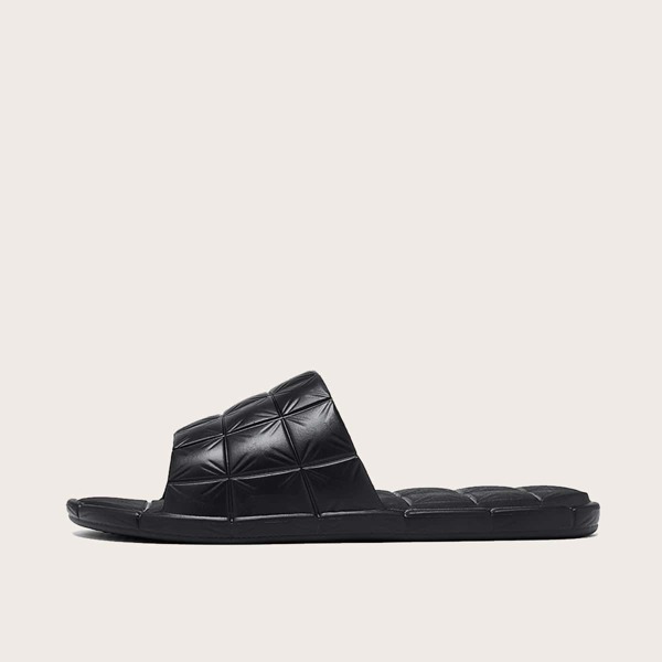 

Men Open Toe Slippers, Black
