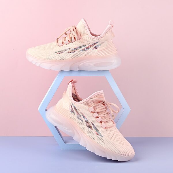

Lace-up Decor Sneakers, Pink