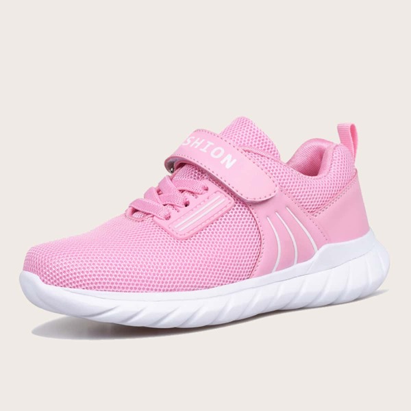 

Girls Velcro Strap Sneakers, Pink
