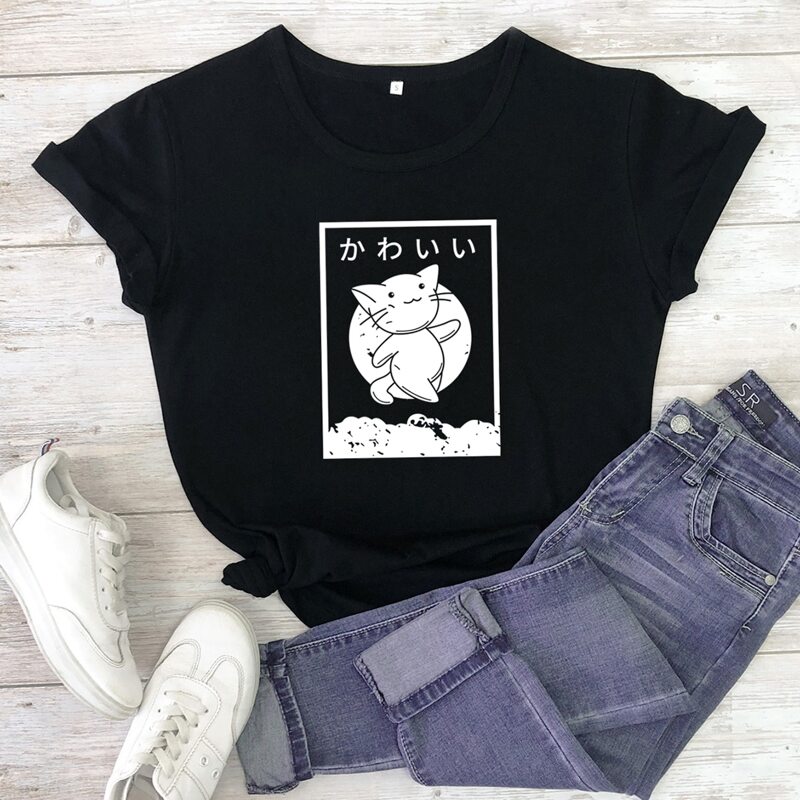 

Cartoon Graphic Tee, Black