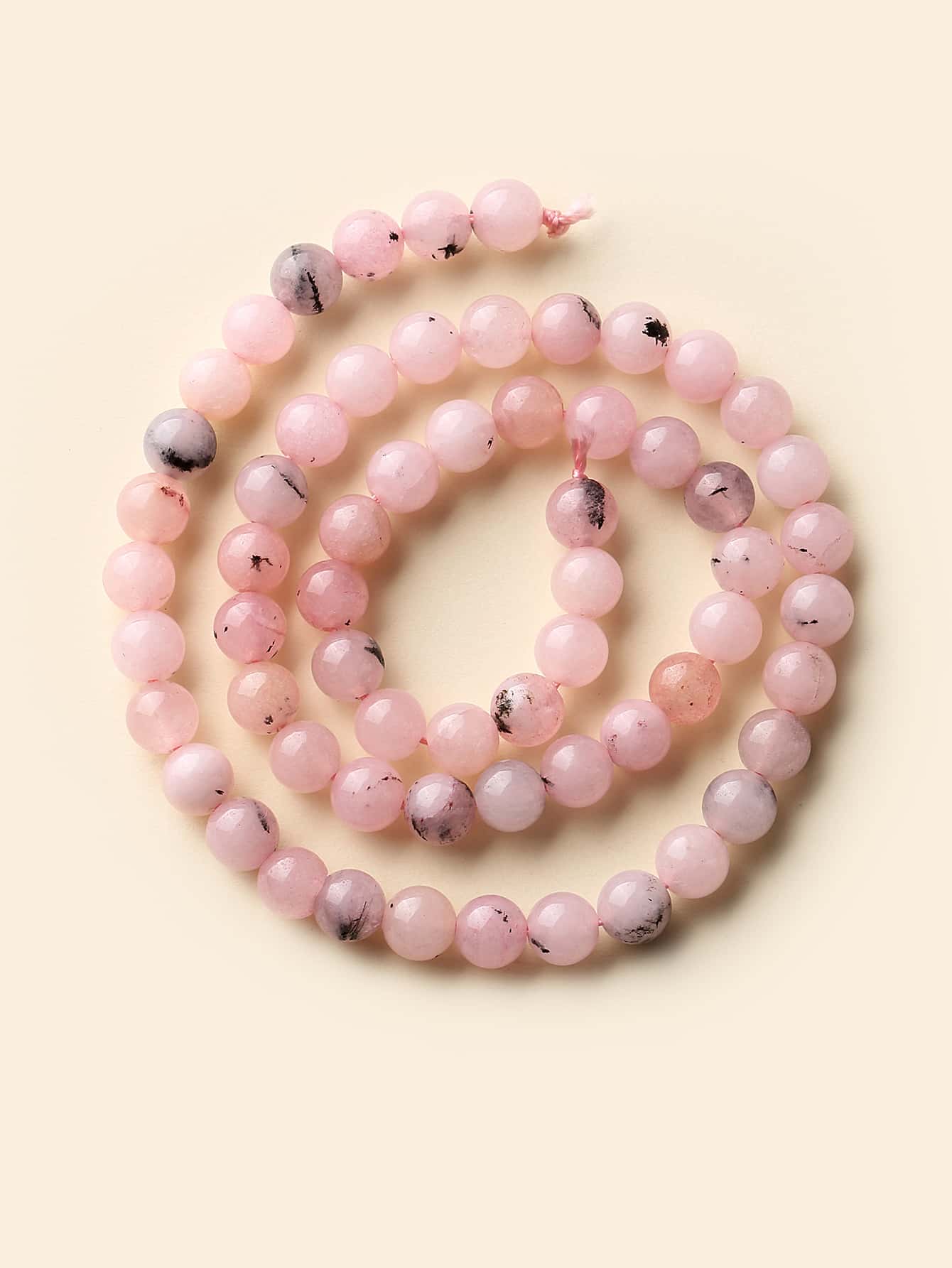 Accesorio de joya DIY con cuenta redonda - Rosa vieja - Ver 1