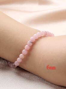 Accesorio de joya DIY con cuenta redonda - Rosa vieja - Ver 3