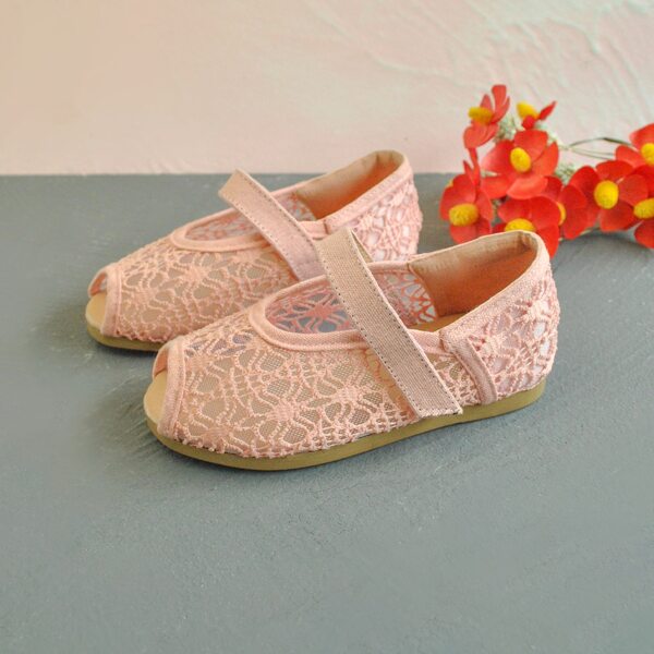 

Toddler Girls Peep Toe Sandals, Pink