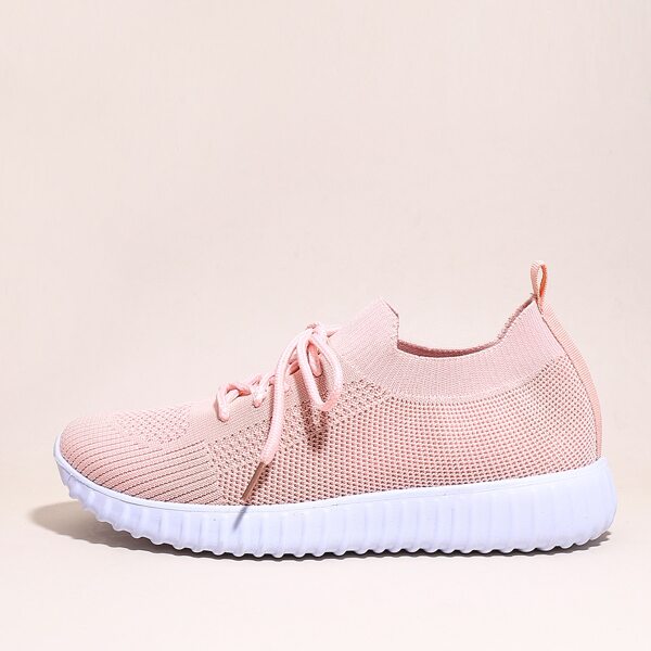 

Lace-up Decor Sneakers, Pink