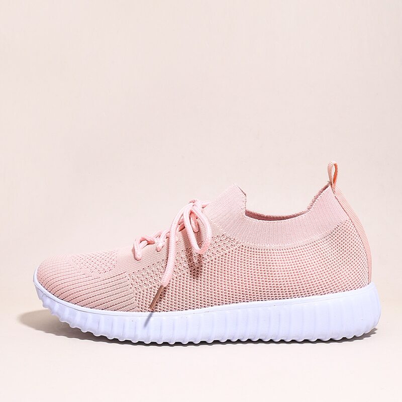 

Lace-up Decor Sneakers, Pink
