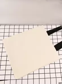 Fashion Cartoon Drawing School Style Shoulder Tote Bag For Girls, Medium Size - Beige - View 3